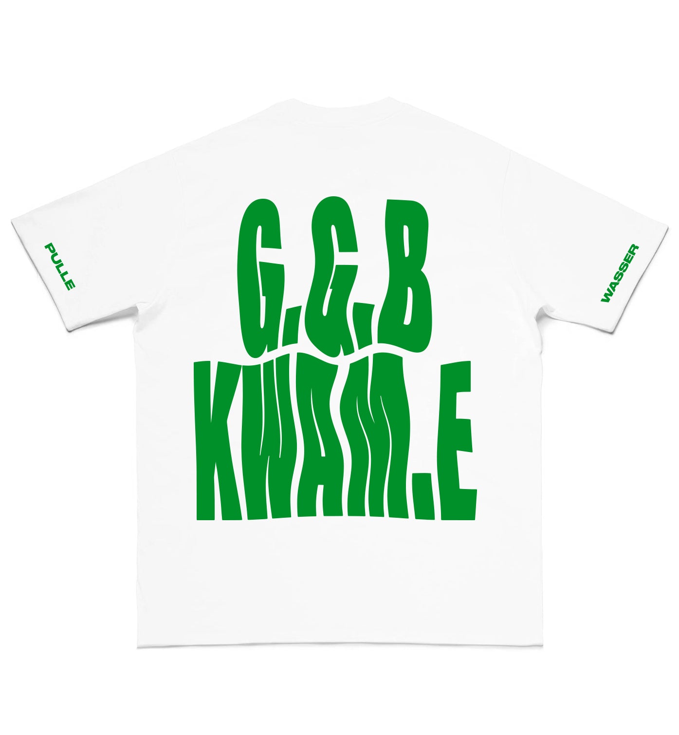 G.G.B & KWAM.E x Pulle Wasser T-Shirt GREEN